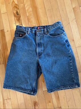 Vintage Chaps Denim Shorts in Medium Blue Wash